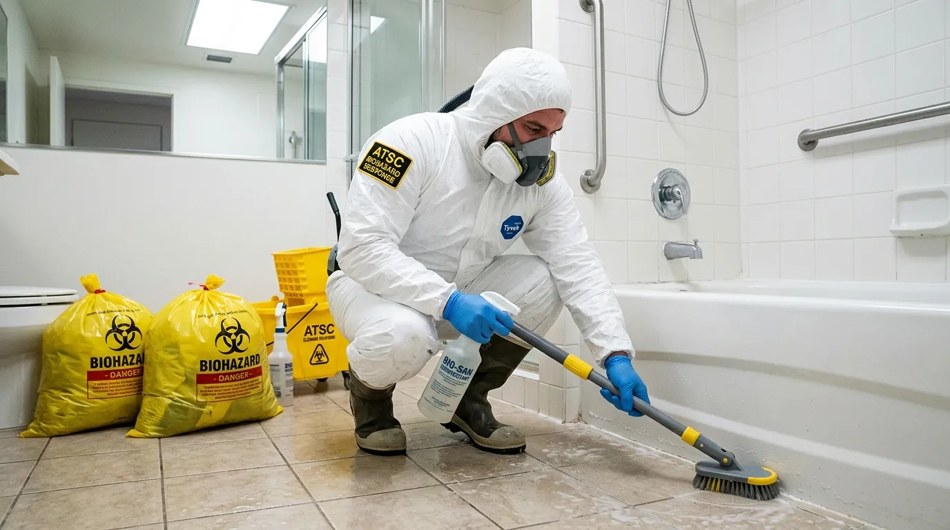 Decontamination equipment deployed for Blood Cleanup in Sheboygan